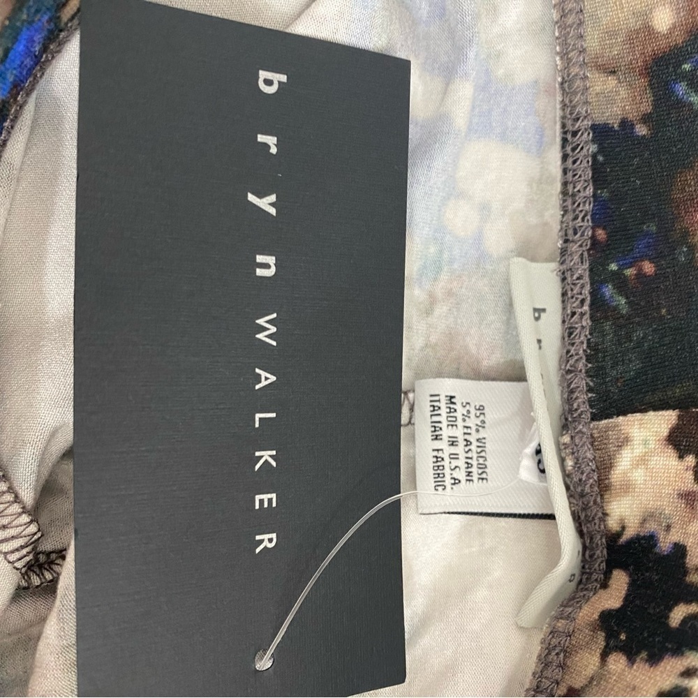 Bryn Walker Size XXS 2XS Blue Black Galaxy Knit Jersey Pull-On Basic Leggings - Picture 6 of 7